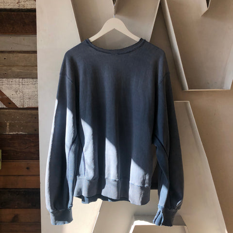 90's Thrashed Brown Crewneck - XL