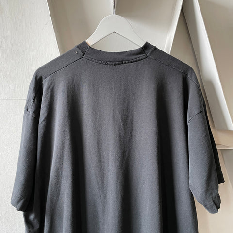 90’s Blank Black Tee - XXL
