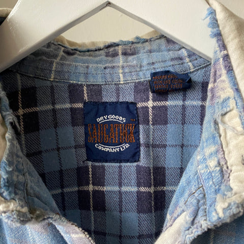 80's Thrashed Cotton Flannel - Large