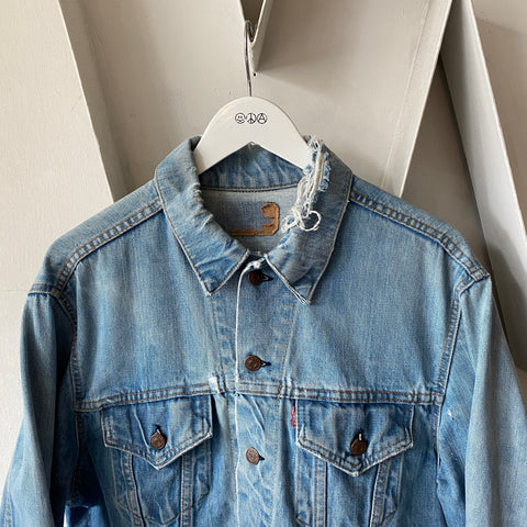 60's Levi’s Light Wash Big E Trucker - Large