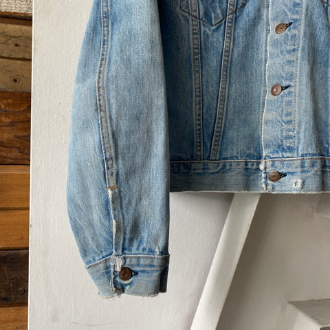 60's Levi’s Light Wash Big E Trucker - Large