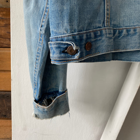 60's Levi’s Light Wash Big E Trucker - Large