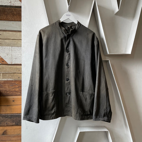 50’s Faded Black HBT French Chore Coat - XL