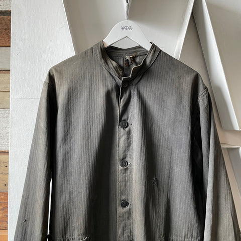 50’s Faded Black HBT French Chore Coat - XL