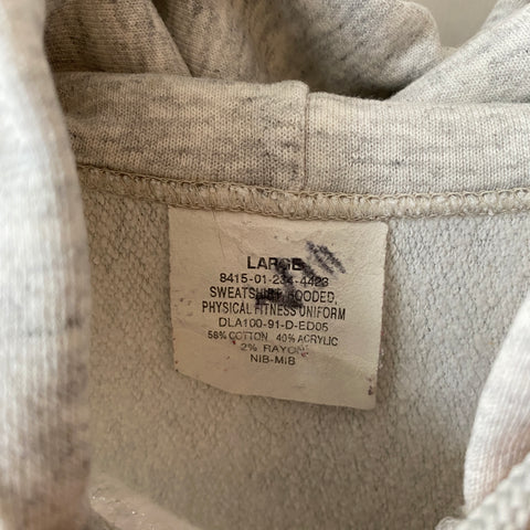 80's Army Zip-Up Sweat - Large