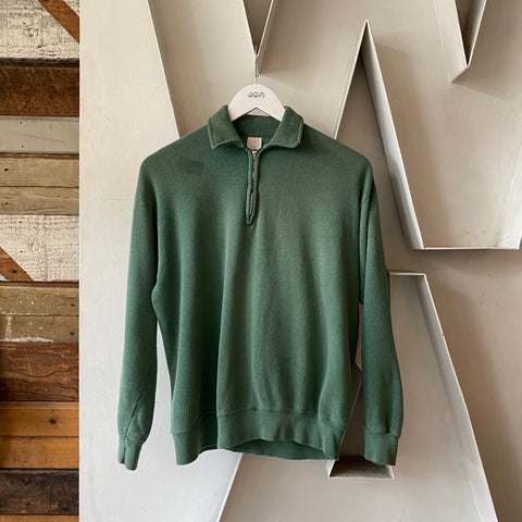 60's Quarter Zip Sweatshirt - Large