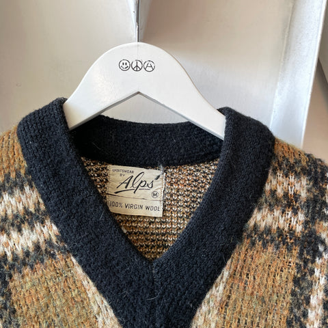 60’s Alps Wool Sweater - Small