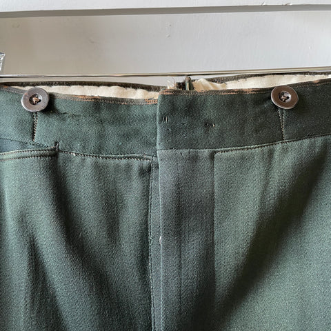30’s Buckle Back Trousers - 28” x 30.5”