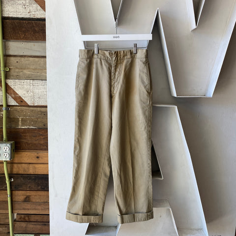 60’s Military Khakis - 27” x 28”