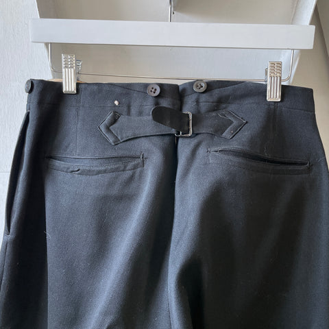 30’s Buckle Back Trousers - 29” x 31”