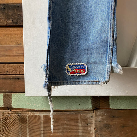 80's Patched Levi's 501 - 33” x 32”