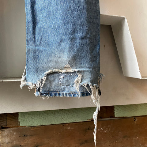 80's Patched Levi's 501 - 33” x 32”