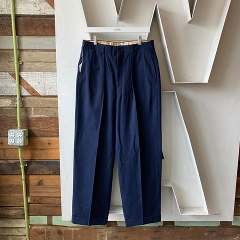 40’s Pleated Wool Trousers - 32” x 29.5”