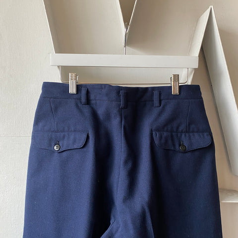 40’s Pleated Wool Trousers - 32” x 29.5”