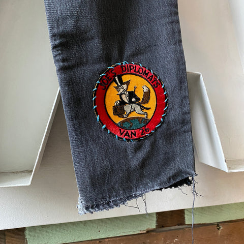 90's Patched Levi’s 501 - 32” x 31”