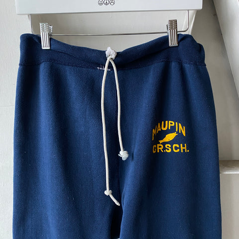 70's Blue Sweatpants - Medium