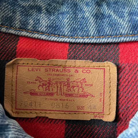 80’s Levi’s Flannel Lined Trucker - Medium