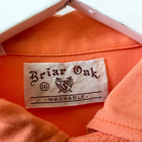 60’s Rayon Novelty Loop Collar - Small