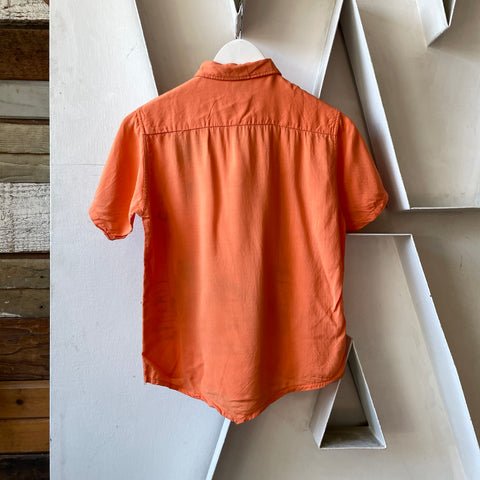 60’s Rayon Novelty Loop Collar - Small