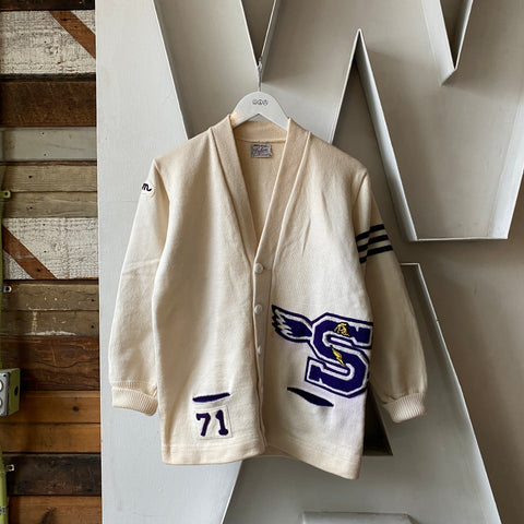 60's Varsity Cardigan - Large
