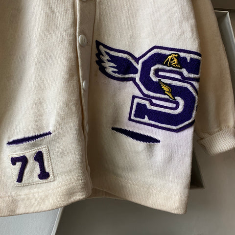 60's Varsity Cardigan - Large