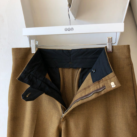 70's Hagggar Brown Trousers - 34” x 30”