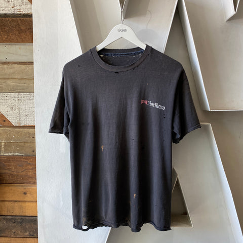 90’s Man In Black Tee - Large