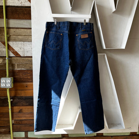80’s Unwashed Wrangler Denim - 35” x 31”