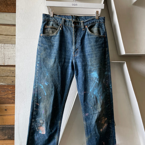 90’s Orange Tab Levi’s Painted 505 - 30” x 31”