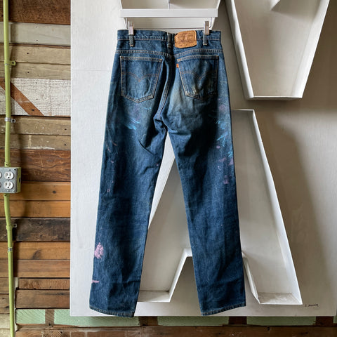 90’s Orange Tab Levi’s Painted 505 - 30” x 31”