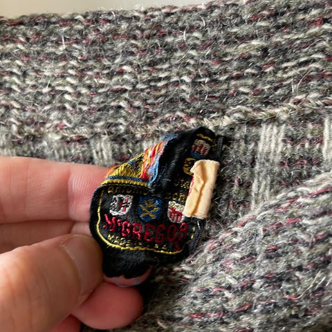 60’s Boat Neck Grunge Sweater - Large