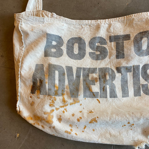 40's Boston Advertiser News Bag - OS