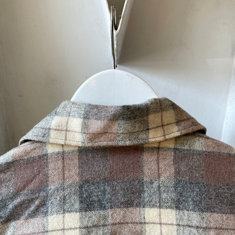 60’s Pastel Flannel Loop Collar - Large