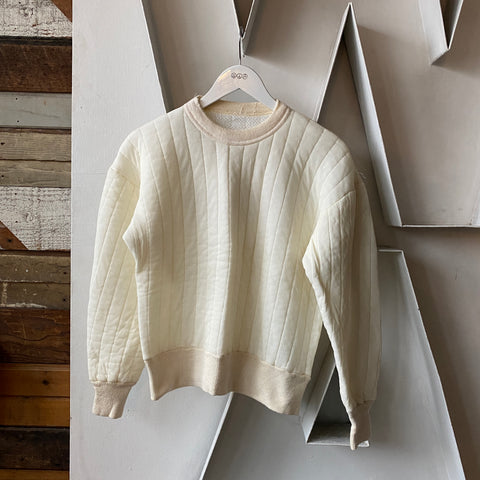 60’s Quilted Crewneck - Small