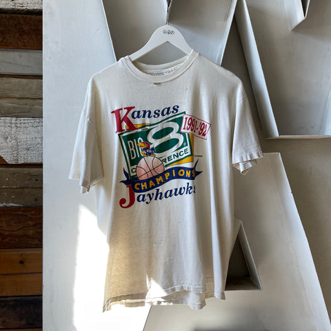 90’s Kansas Jayhawks Tee - Medium