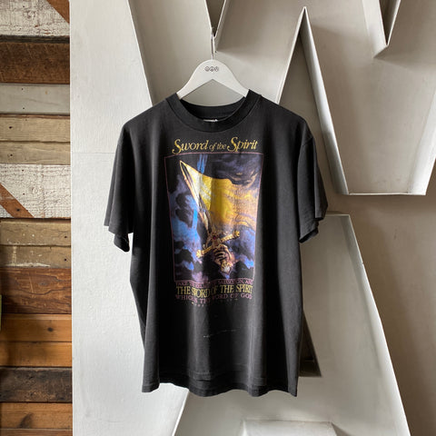 80's Jesus Sword Tee - Large