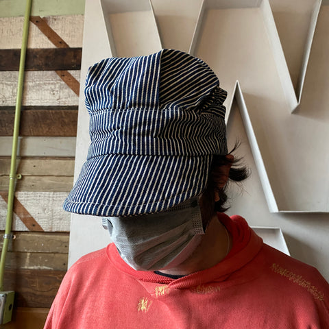 60’s Hickory Stripe Cap - Large