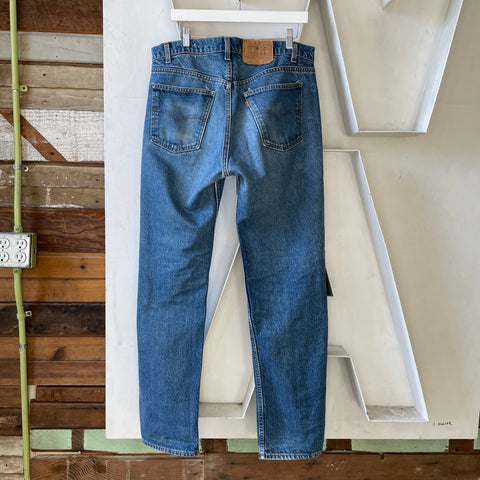 80’s Orange Tab Levi’s - 35” x 32”