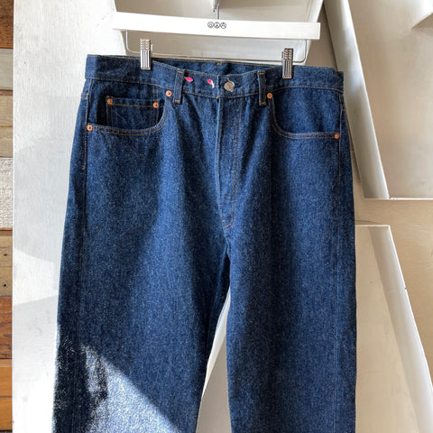 80’s Dark Wash Levi's 501 Denim - 36” x 31.5”