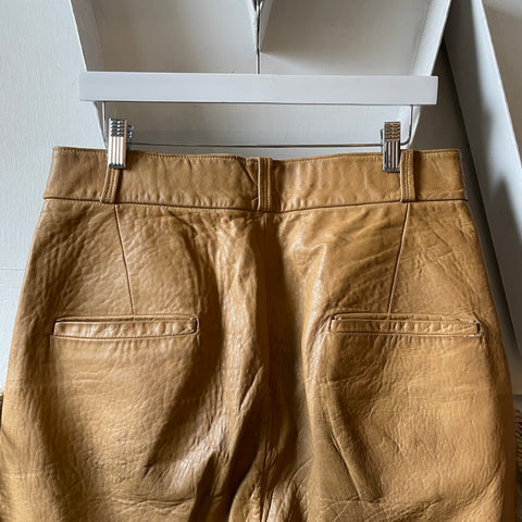 40’s Fringed Leather Pants - 32” x 28”