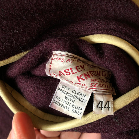 60's Lasley Varsity Jacket - Large