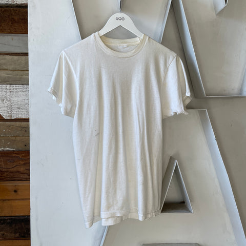 90’s Blank White Tee - Small