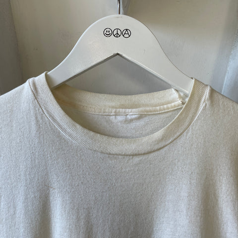 90’s Blank White Tee - Small