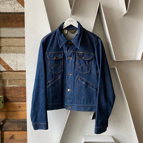 70's No-Wash Wrangler Jacket - Large