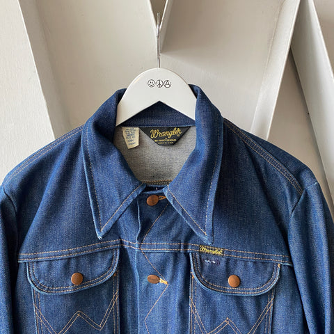 70's No-Wash Wrangler Jacket - Large