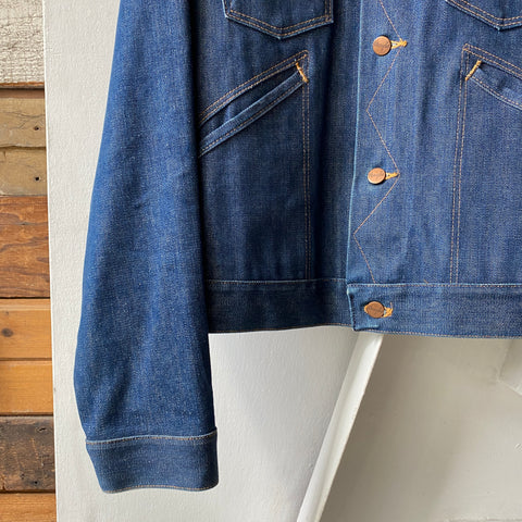 70's No-Wash Wrangler Jacket - Large