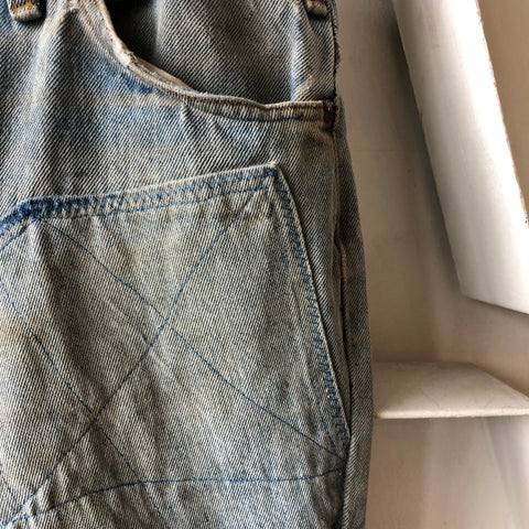 80's Patchwork Flares - 35” x 34”