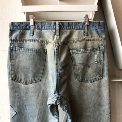 80's Patchwork Flares - 35” x 34”