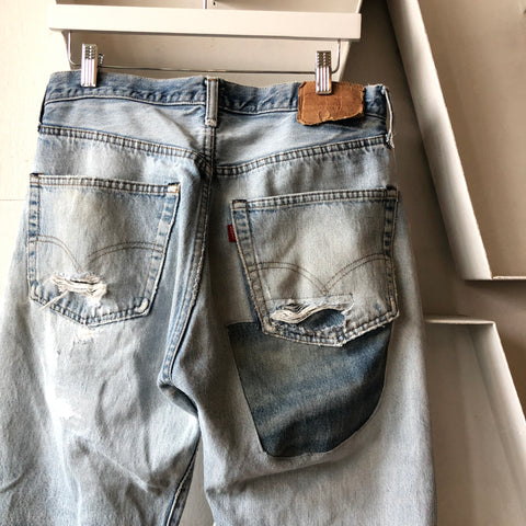 80's Levi's Repaired Redlines - 33” x 34”