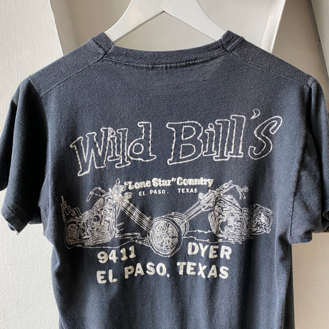 80's Wild Bill’s Moto Tee - Medium